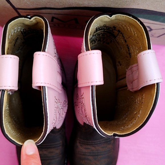 Smoky Mountain Boots Pink Brown size 10.5 toddler - Picture 7 of 8